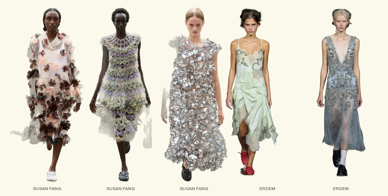 Flor 3D y bordado — Erdem, Susan FAng